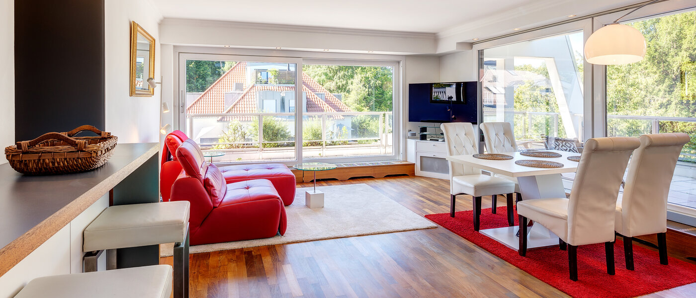 Çatı katı dairesi München Menterschwaige 01 Yaşam alanı 8181