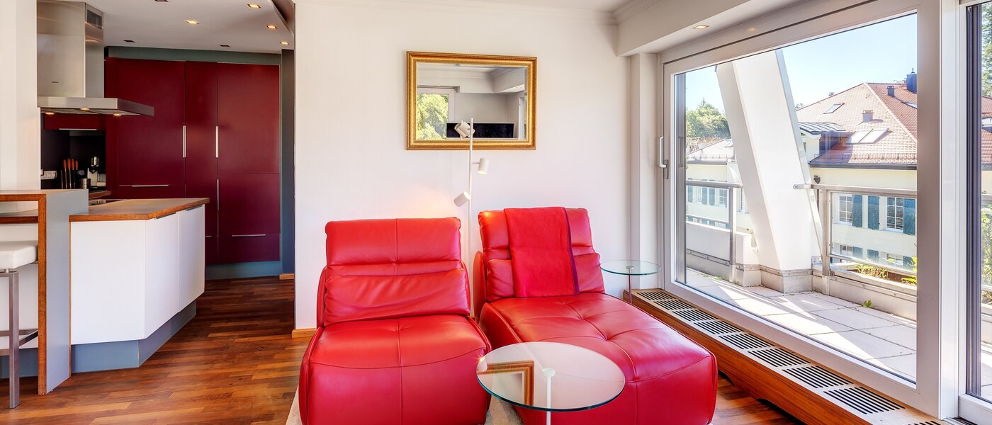 Çatı katı dairesi München Menterschwaige 02 Yaşam alanı 8181