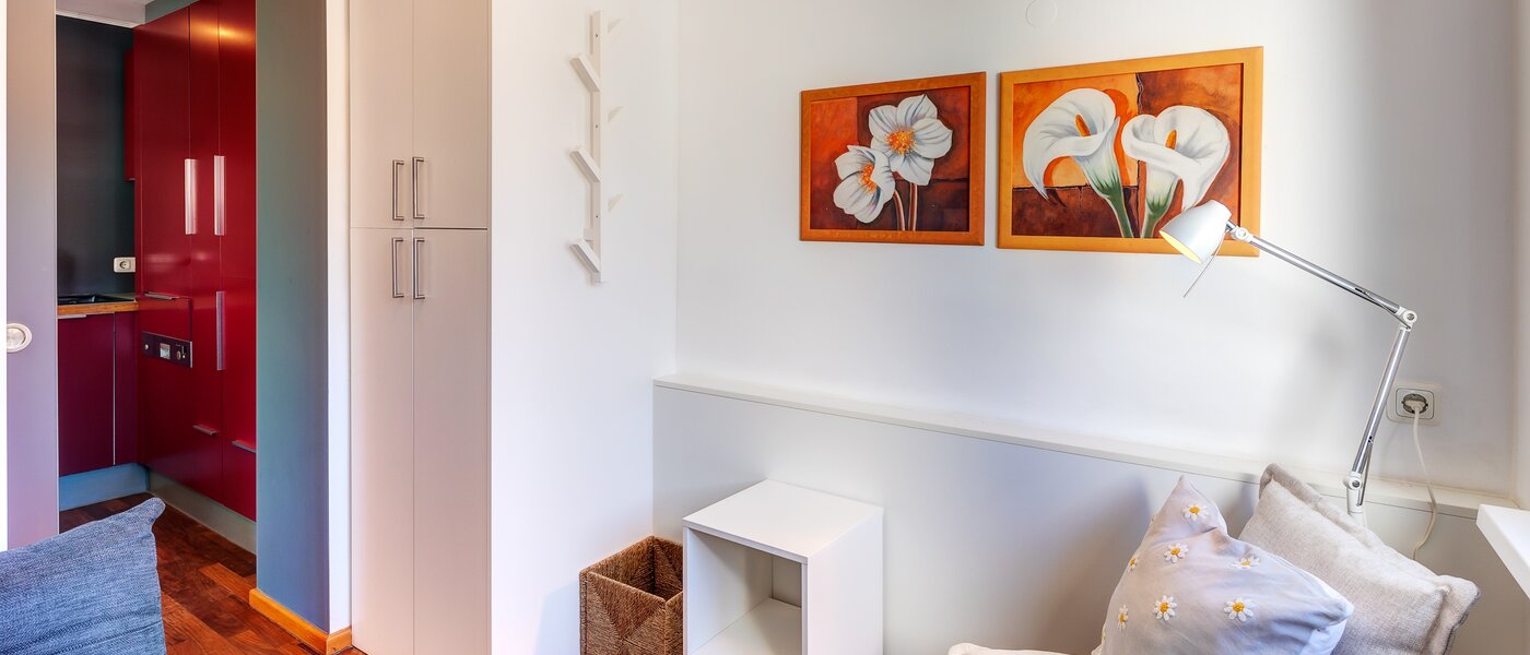 Çatı katı dairesi München Menterschwaige 04 Misafir odası 8181