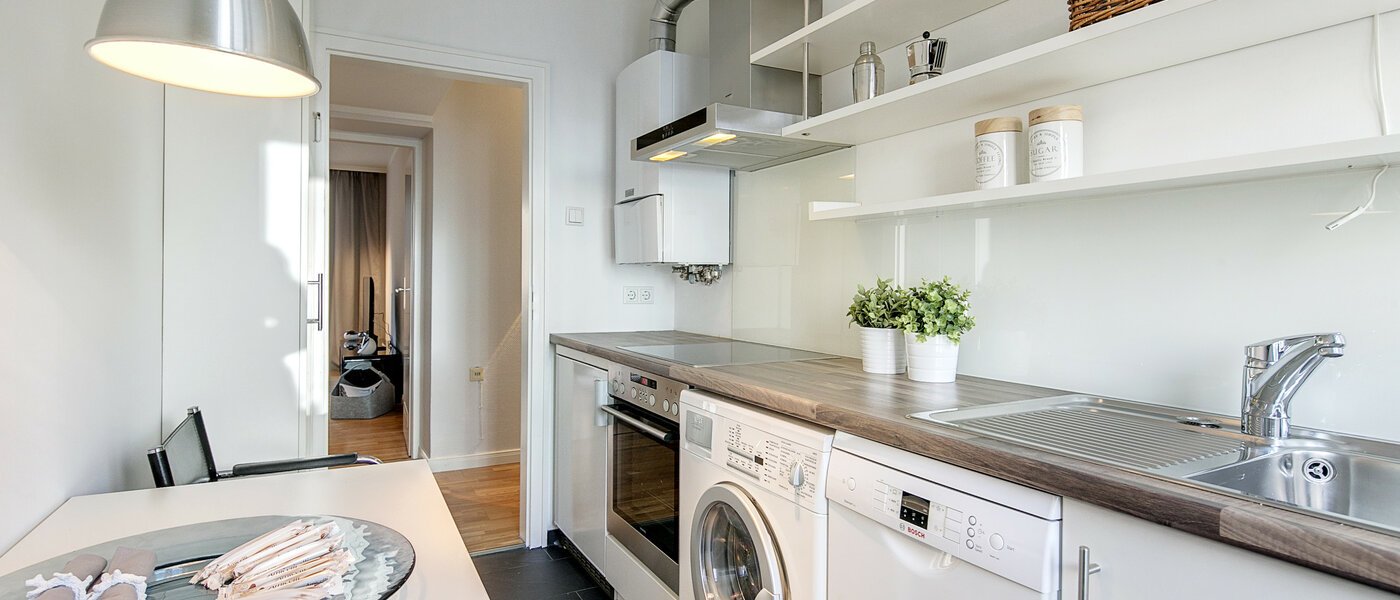 Ravna stran München Maxvorstadt - Universitätsviertel 03 Kuhinja 8243