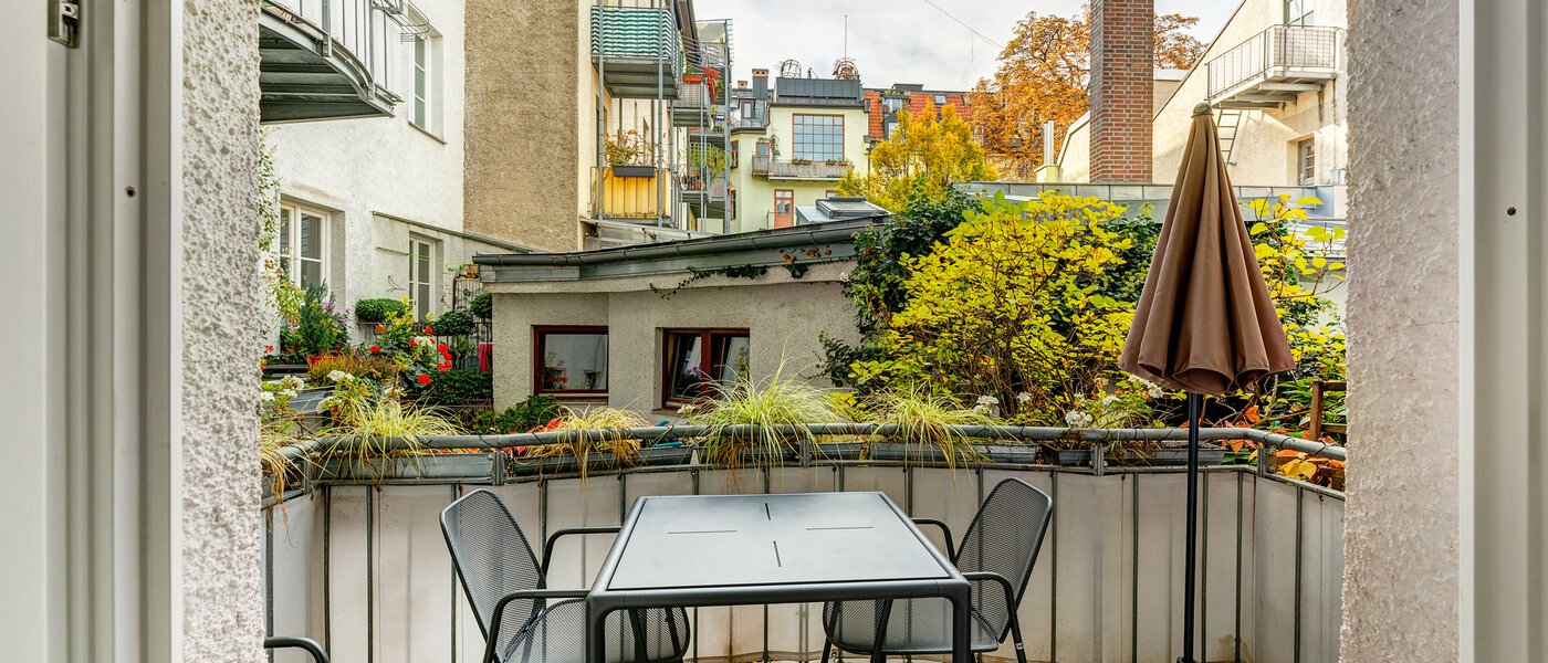 Ploché München Maxvorstadt - Universitätsviertel 01 Balkón 8558