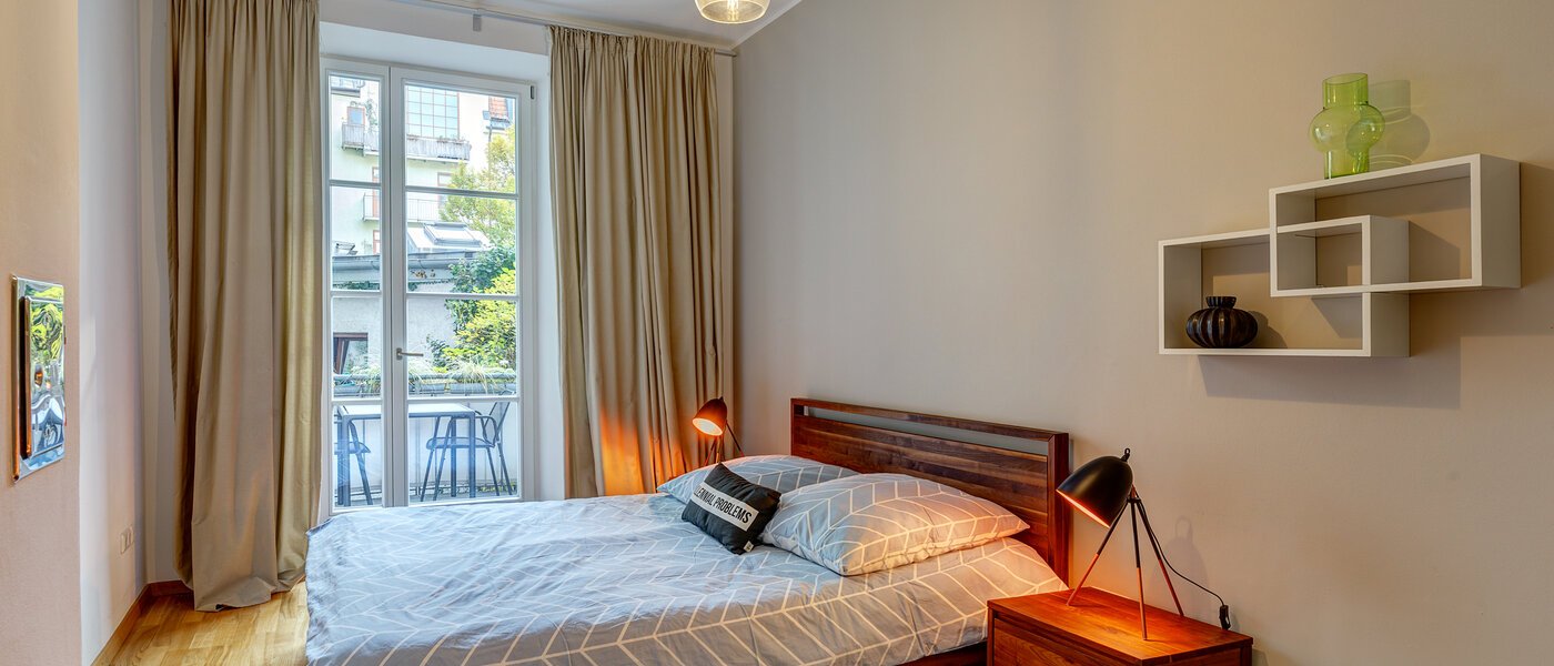 Ploché München Maxvorstadt - Universitätsviertel 01 1. spálňa 8558