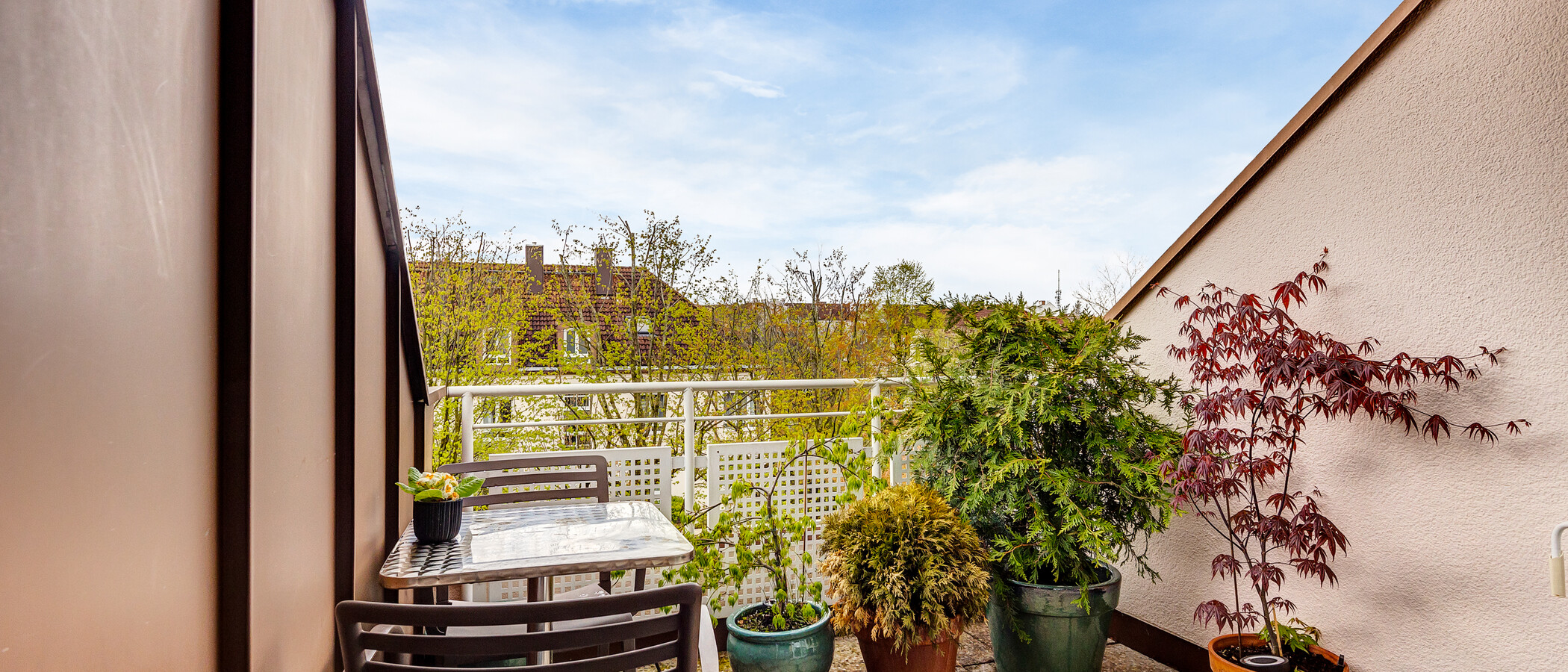 Zolder flat München Denning 02 Terras 8585
