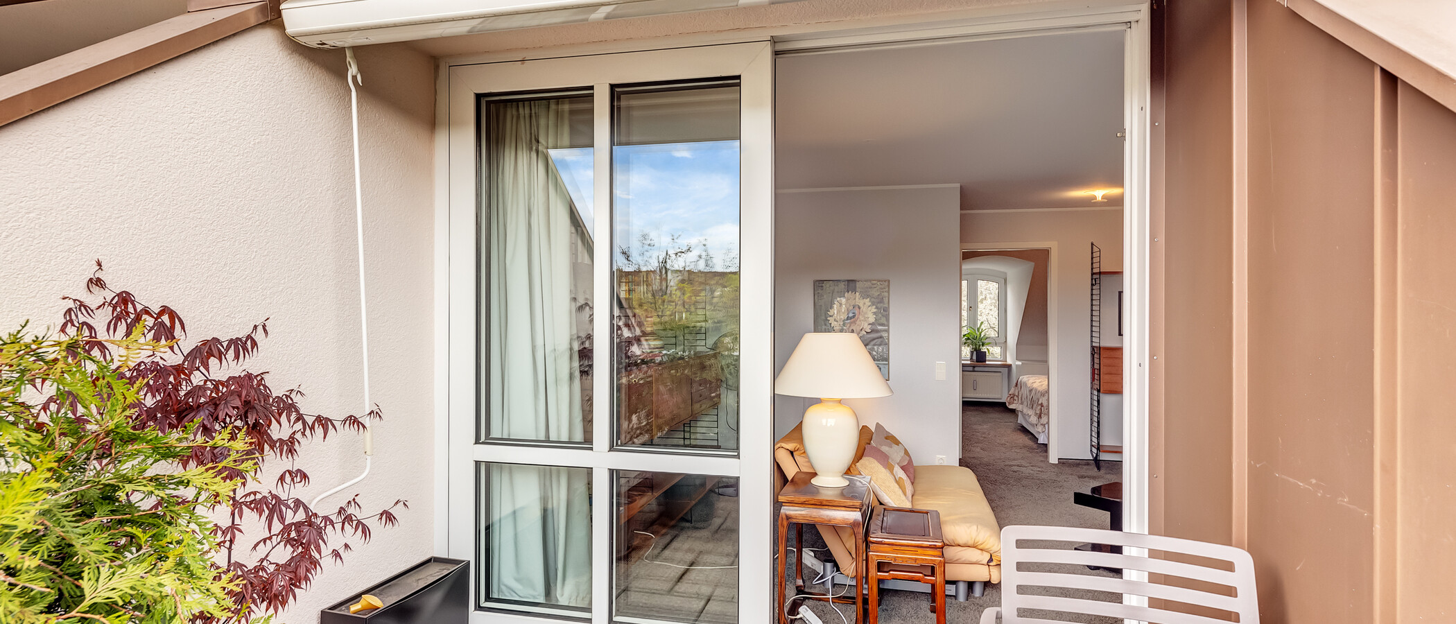 Zolder flat München Denning 04 Terras 8585