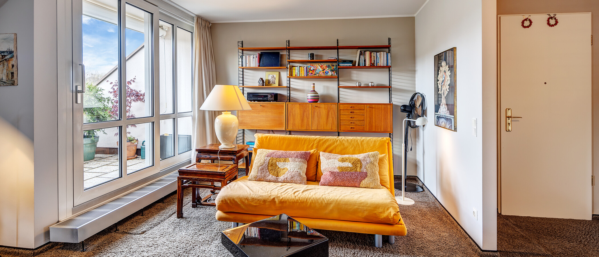 Zolder flat München Denning 02 Leefruimte 8585