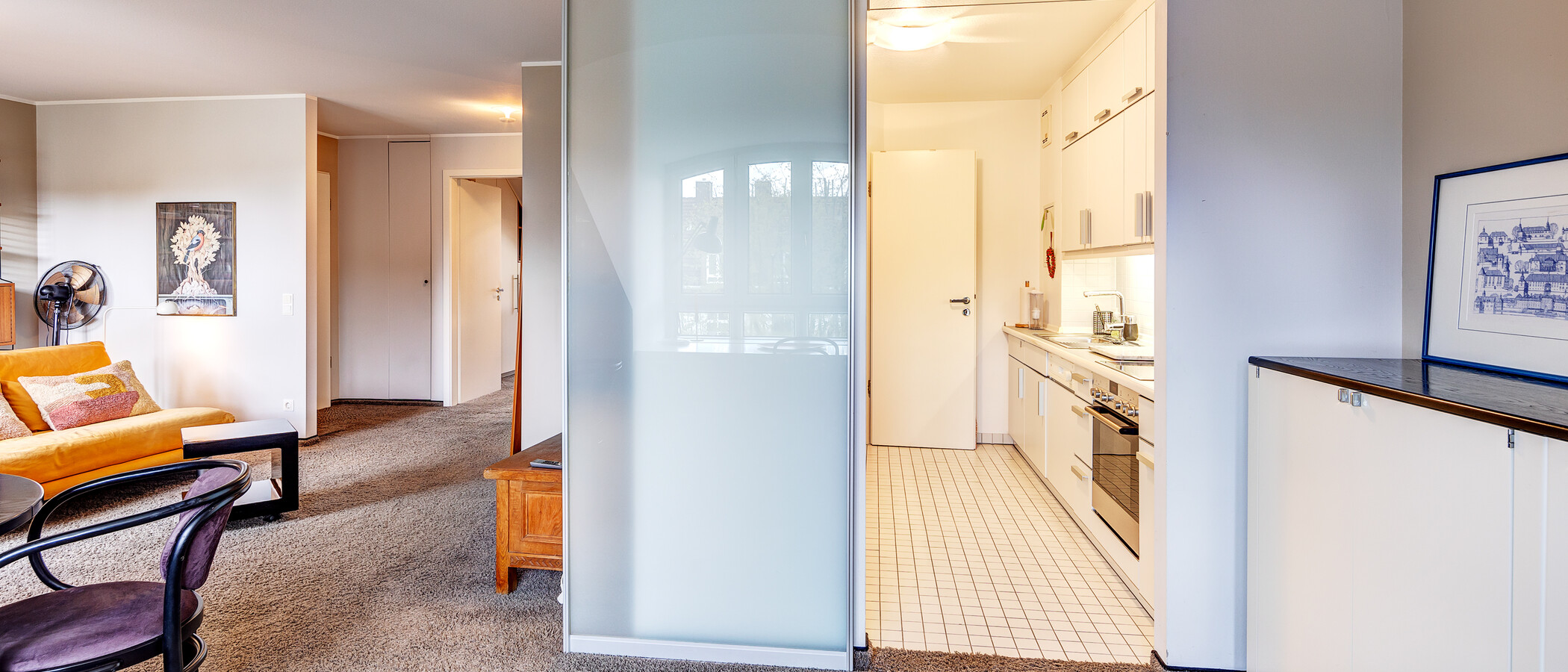 Zolder flat München Denning 06 Leefruimte 8585