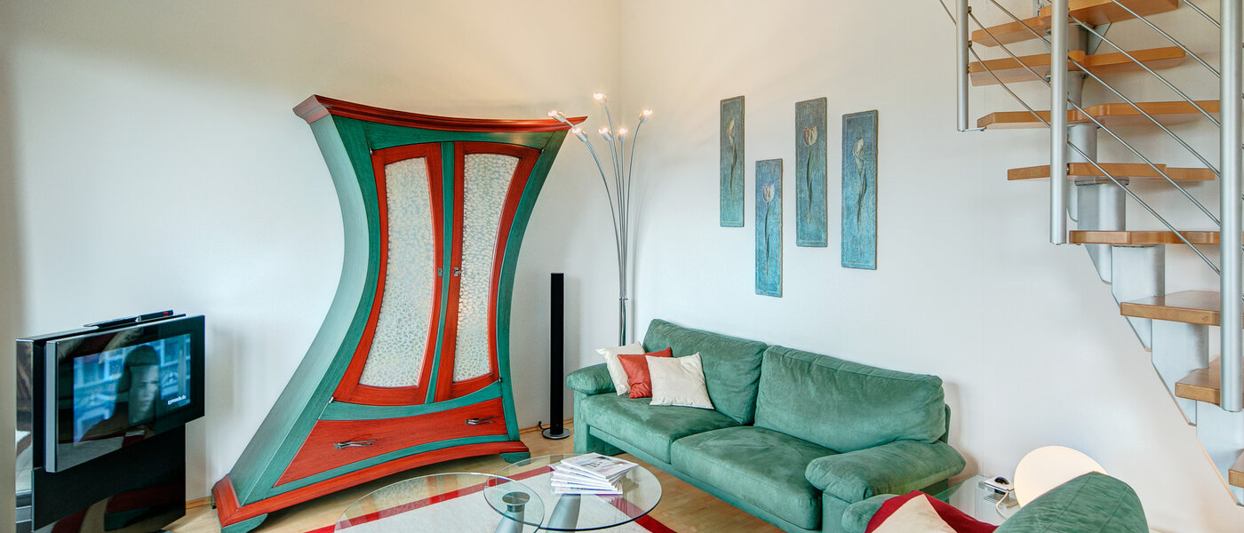 Галерия апартамент München Moosach 02 Living 8607