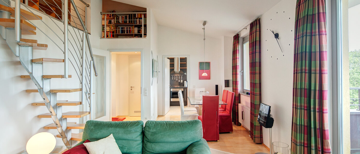 Галерия апартамент München Moosach 03 Living 8607