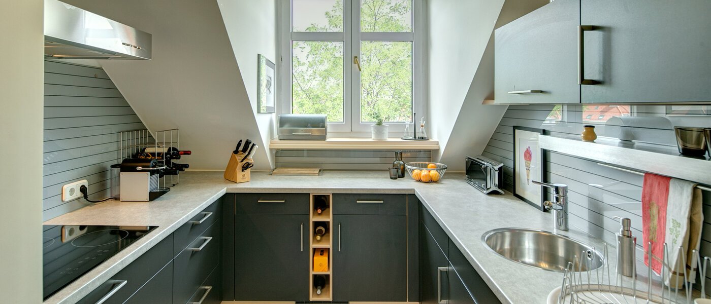 메조넷 플랫 München Neuhausen 01 주방 8765