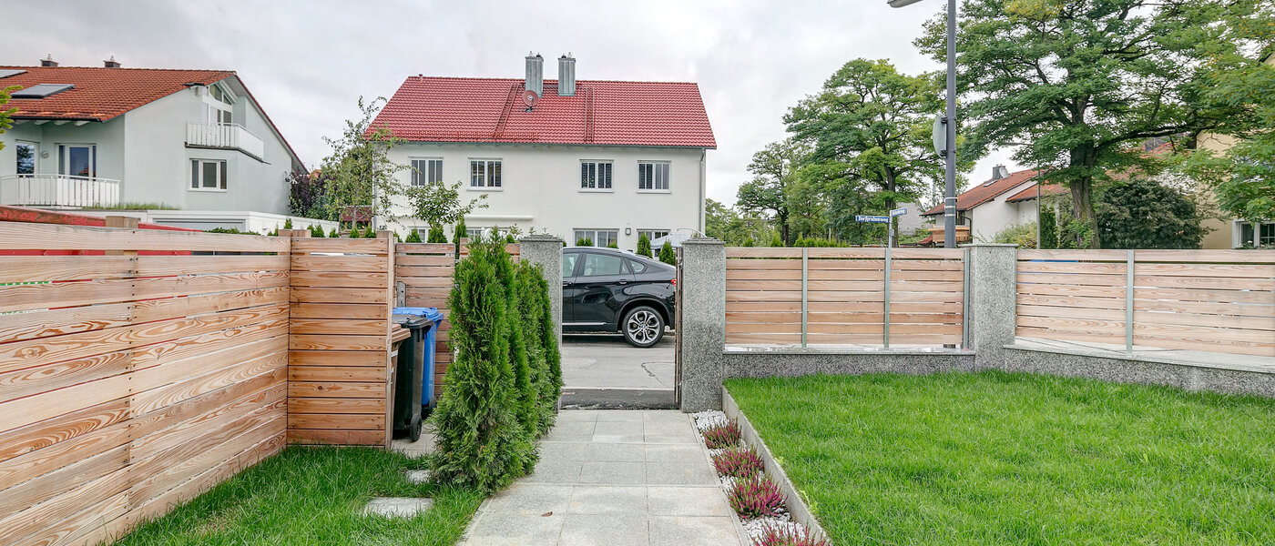 Ház München Freimann 01 Kert 8852