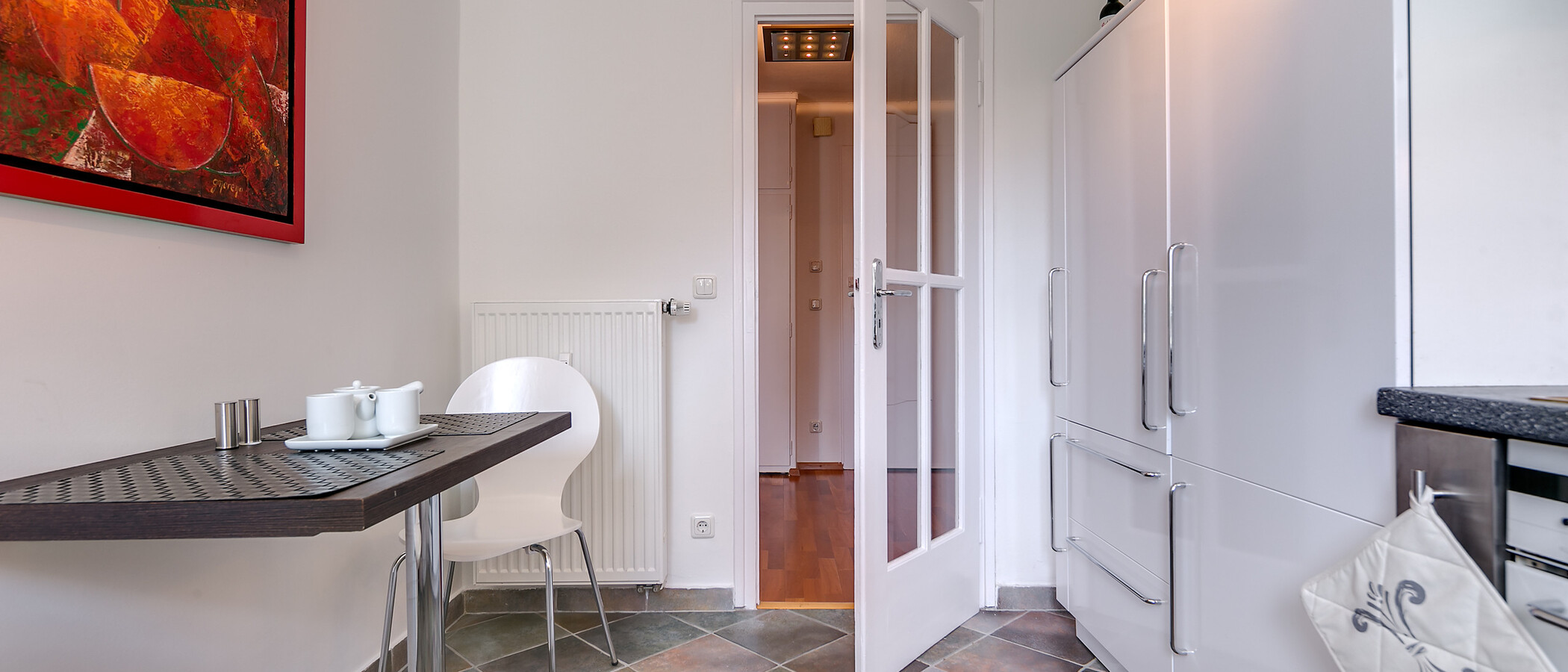 Επίπεδη München Schwabing-Nord (zw. Belgrad- & Leopoldstraße) 03 Κουζίνα 8856