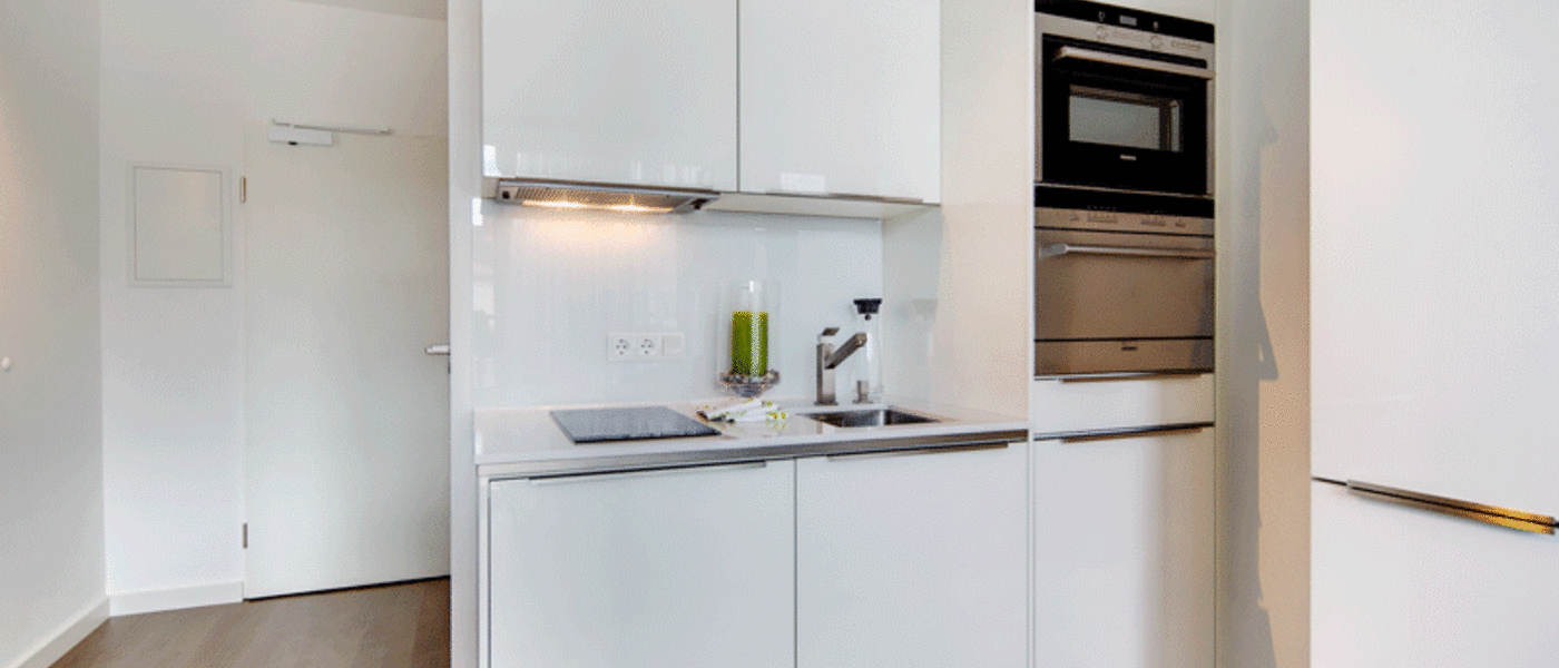 플랫 München Schwabing (rechts der Leopoldstraße) 01 주방 8867