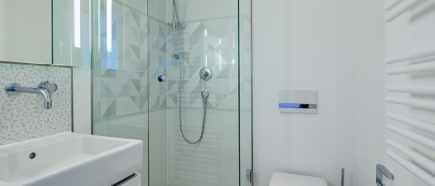 플랫 München Schwabing (rechts der Leopoldstraße) 01 욕실 8867