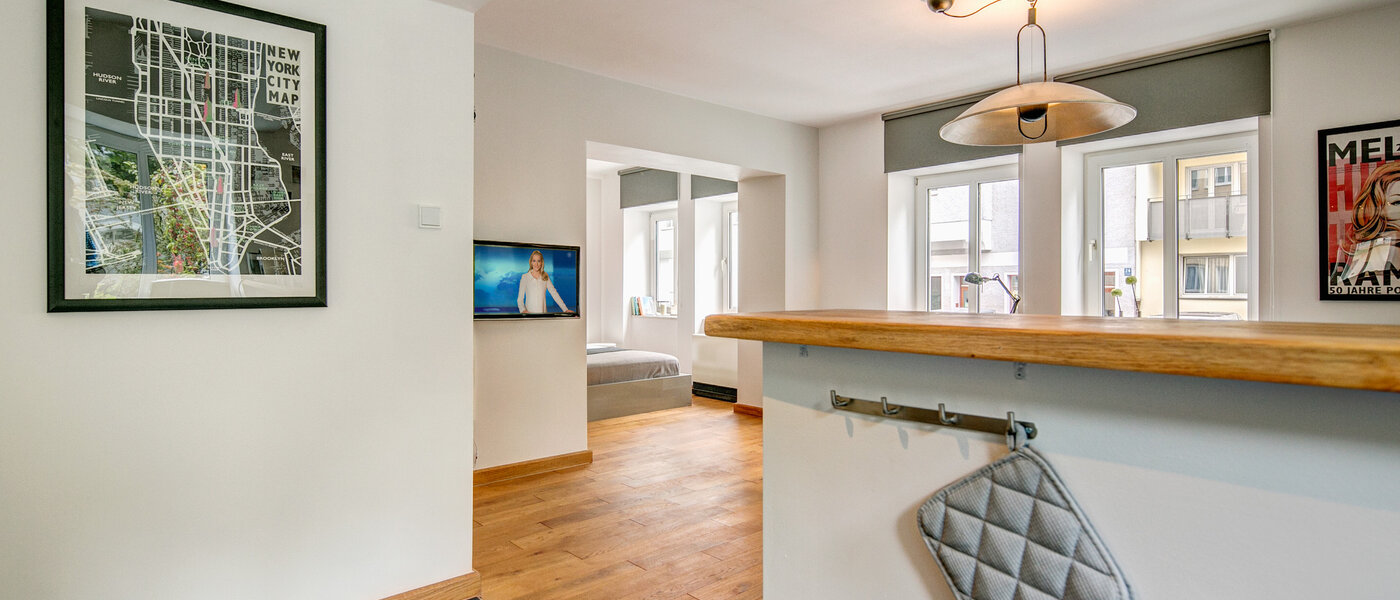 Плоский München Schwabing-West 03 Кухня 8918