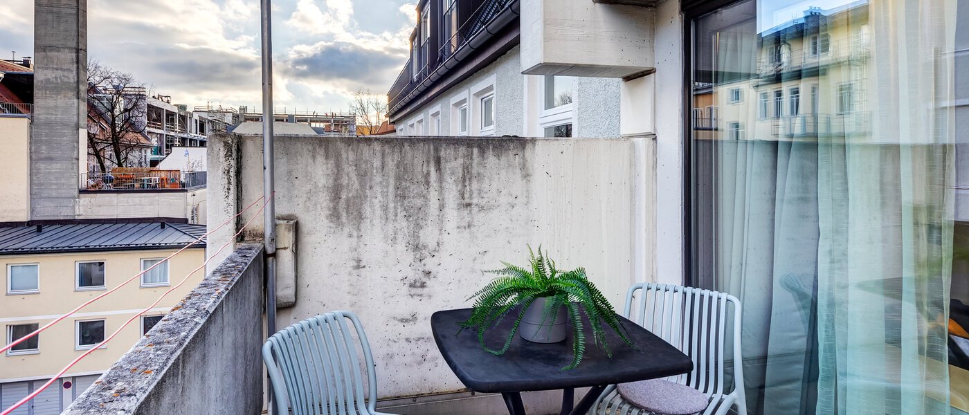 Плоский München Maxvorstadt - Universitätsviertel 01 Тераса на даху 8924