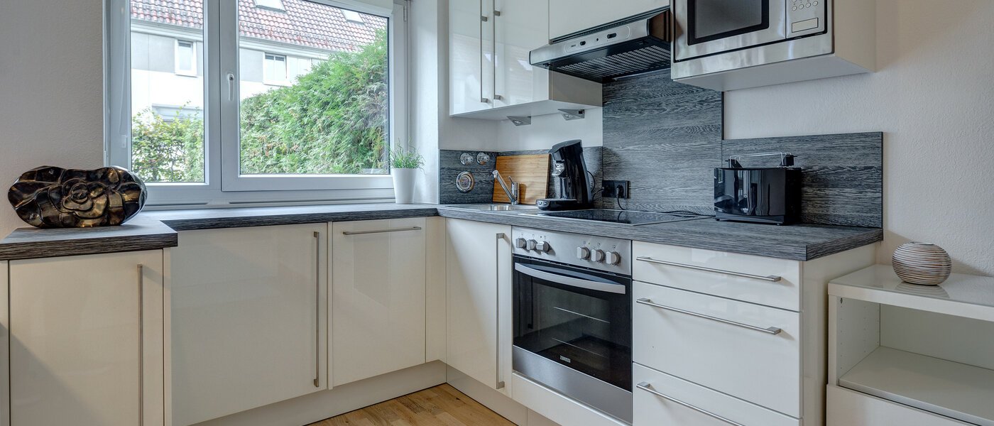 가든 플랫 Neufahrn b. Freising 01 주방 8976