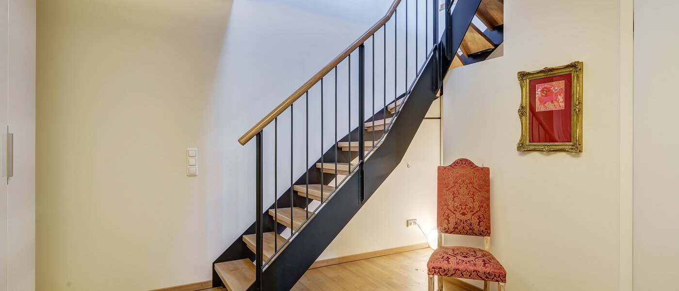 Stanovanje s strešno teraso München Altstadt 05 Koridor/hodnik 9009