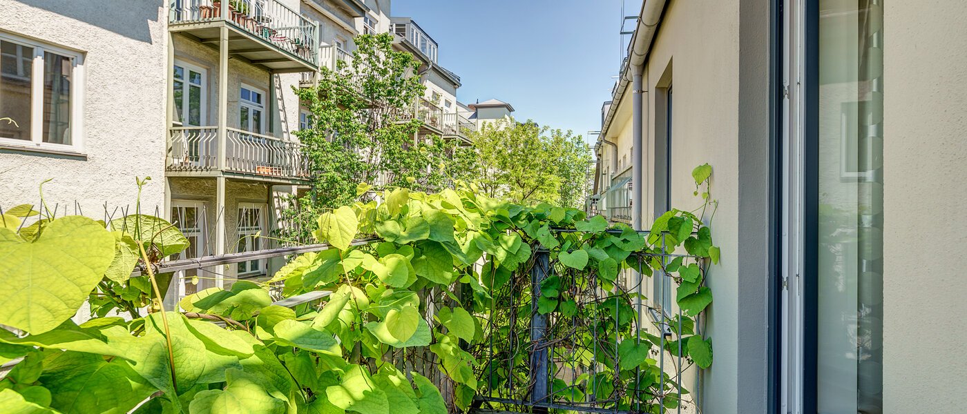 Stanovanje s strešno teraso München Altstadt 02 Balkon 9009