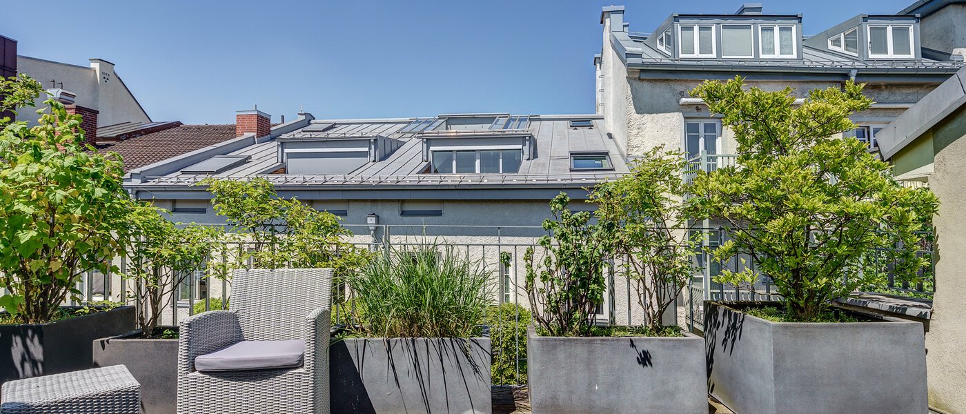 Stanovanje s strešno teraso München Altstadt 02 Strešna terasa 9009