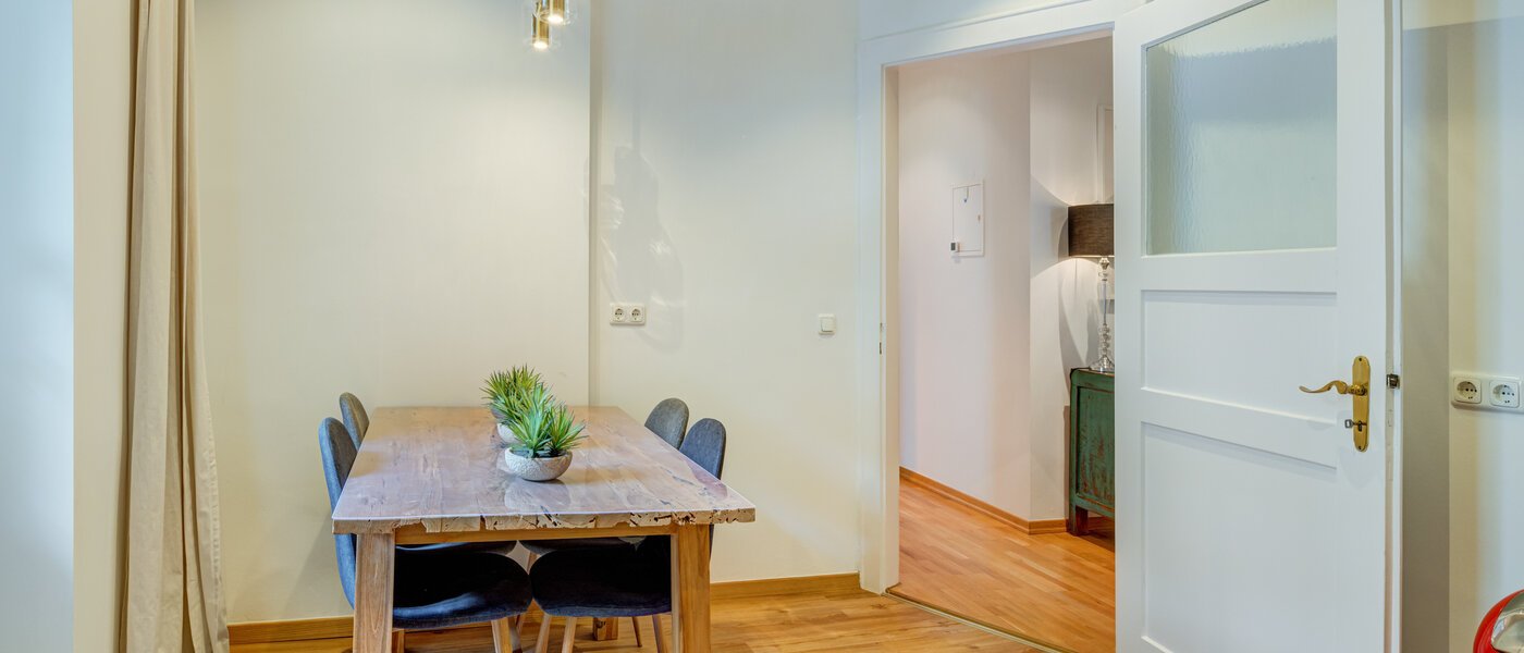 Плоский München Schwabing-West (rund um den Hohenzollernplatz) 02 Кухня 9021