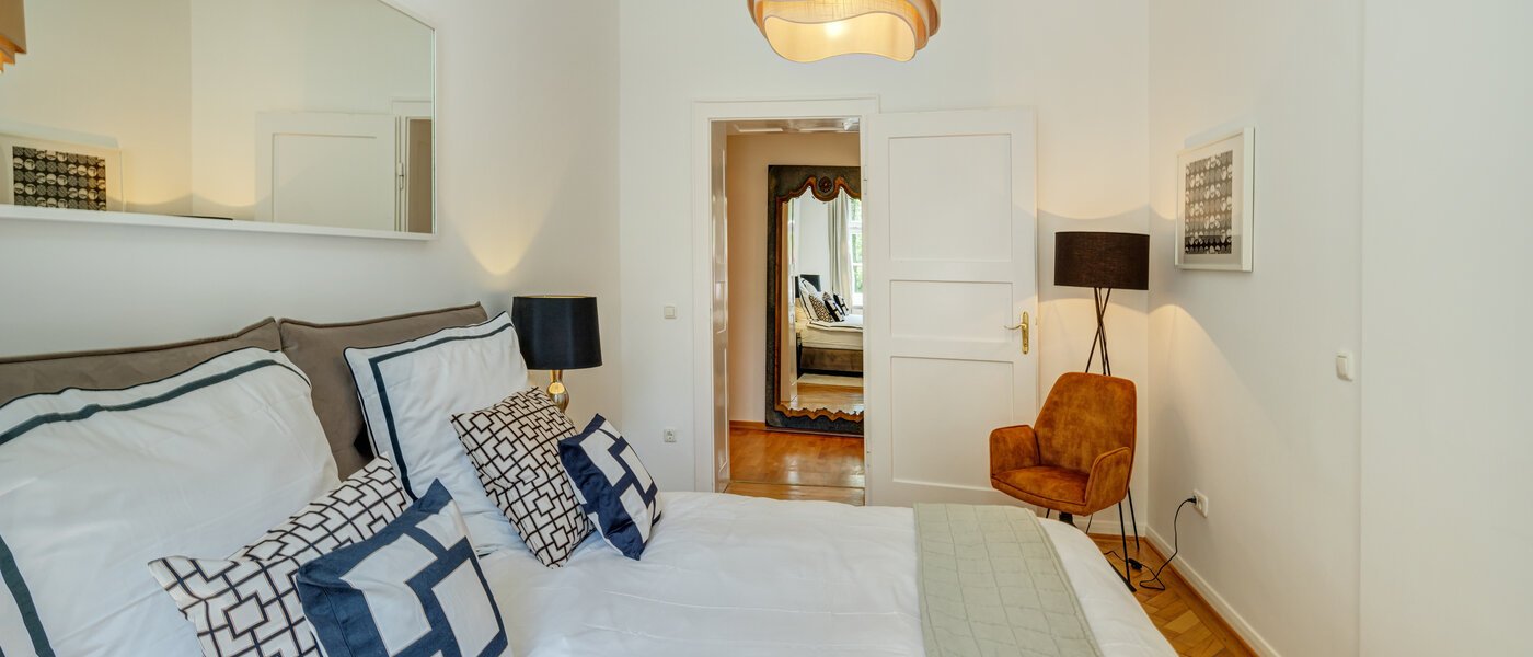 Плоский München Schwabing-West (rund um den Hohenzollernplatz) 03 Спальня 9021