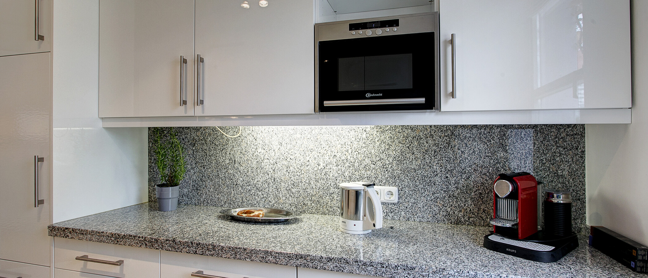 Apartamento com terraço no telhado München Arabellapark 02 Cozinha 9024