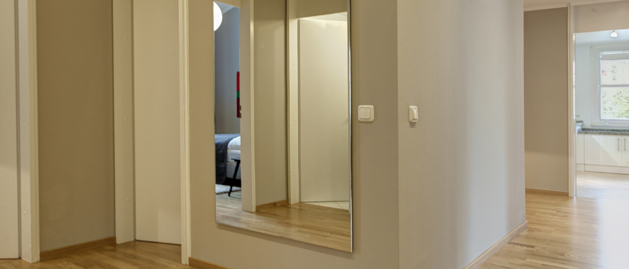 Apartamento com terraço no telhado München Arabellapark 01 Corredor/passagem 9024
