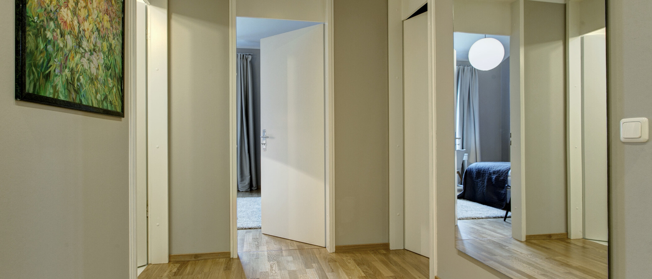 Apartamento com terraço no telhado München Arabellapark 03 Corredor/passagem 9024