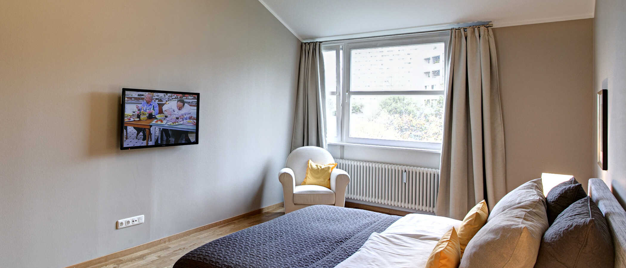 Apartamento com terraço no telhado München Arabellapark 02 Dormir 9024