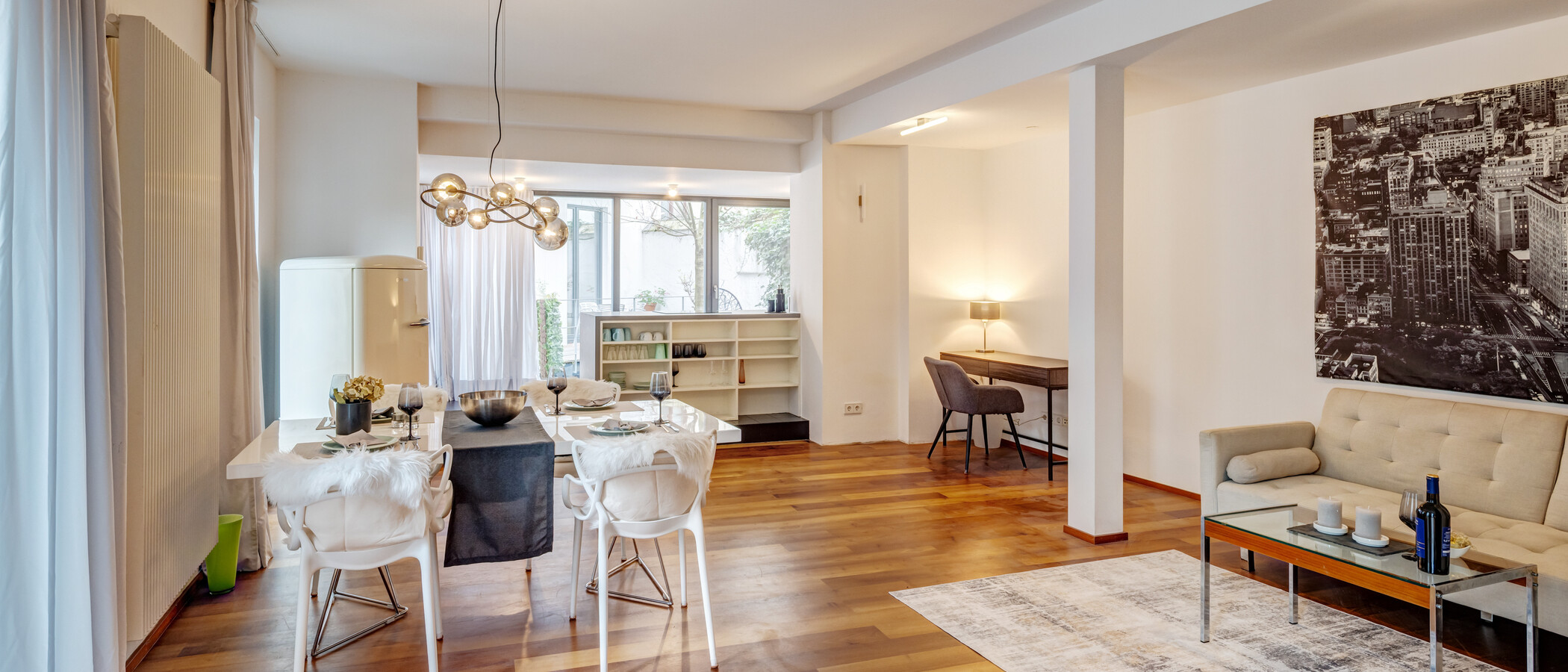 Ploché München Sendling 03 Obývací prostor 9053