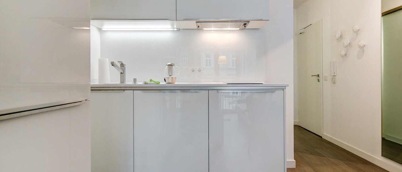 플랫 München Schwabing-Nord (zw. Leopoldstraße & Englischen Garten) 03 주방 9075