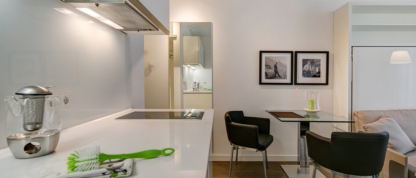 플랫 München Schwabing-Nord (zw. Leopoldstraße & Englischen Garten) 04 주방 9075