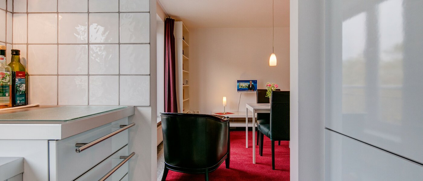 Плоский München Glockenbachviertel 04 Кухня 9081