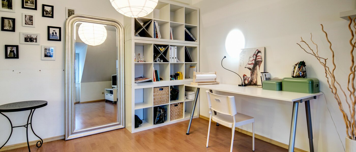 Podkrovní byt München Obergiesing 04 Living 9124