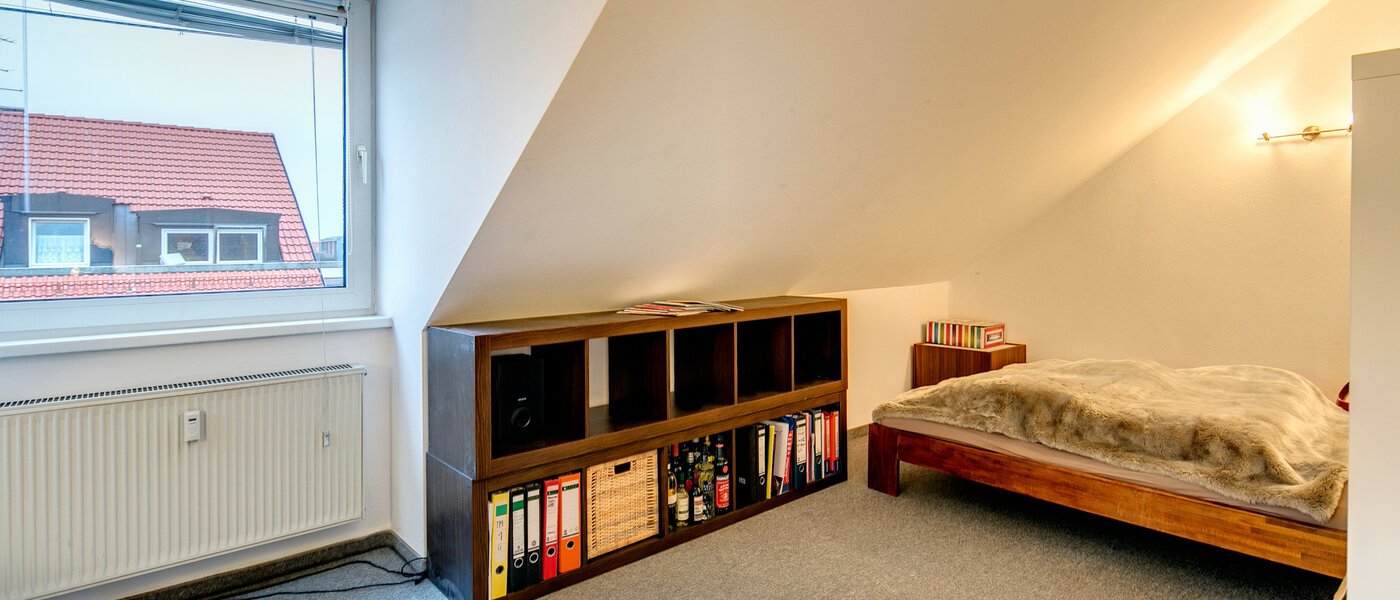 Podkrovní byt München Obergiesing 02 Spaní 9124
