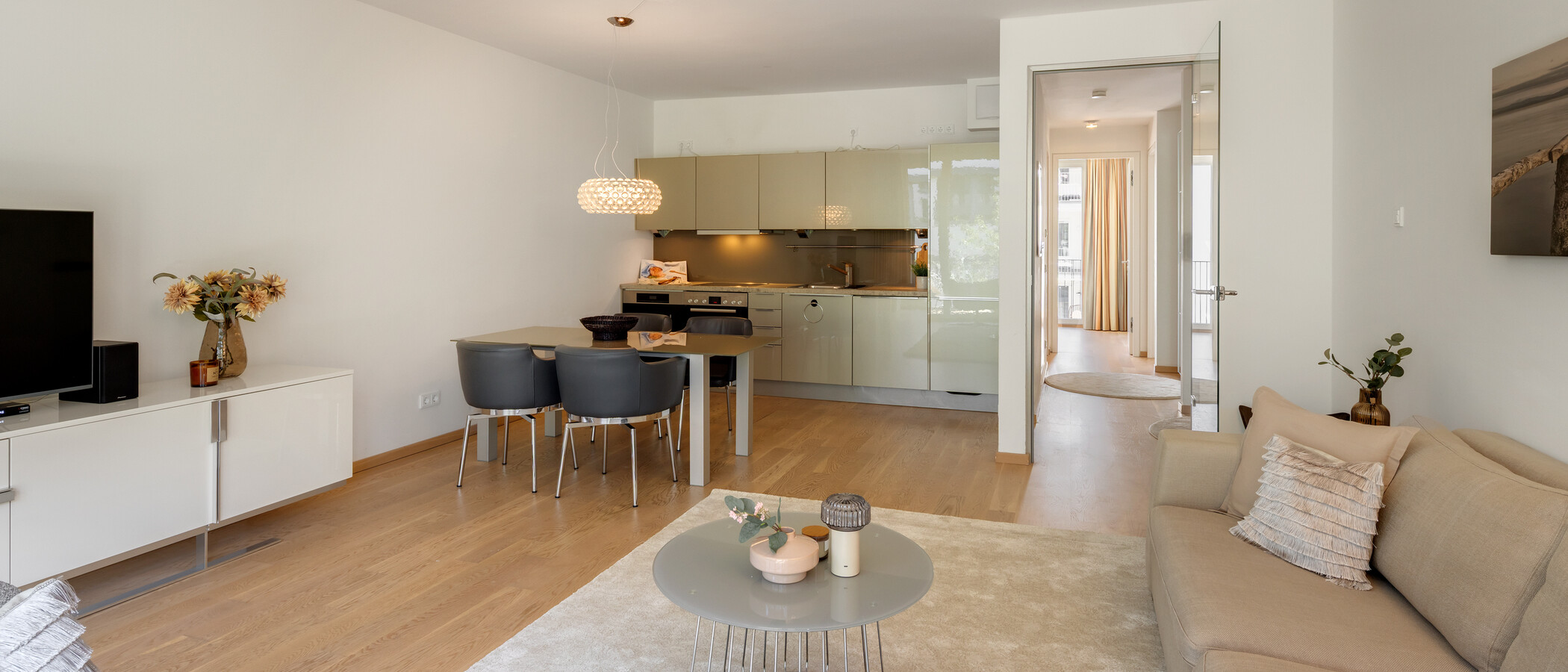 Flat München Maxvorstadt 02 Stue og oppholdsrom 9128