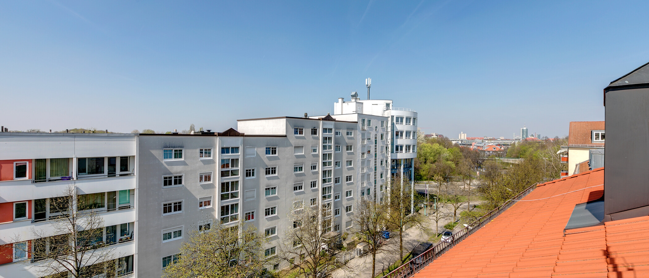 Тераса на даху плоска München Sendling-Westpark 02 Вигляд 9220