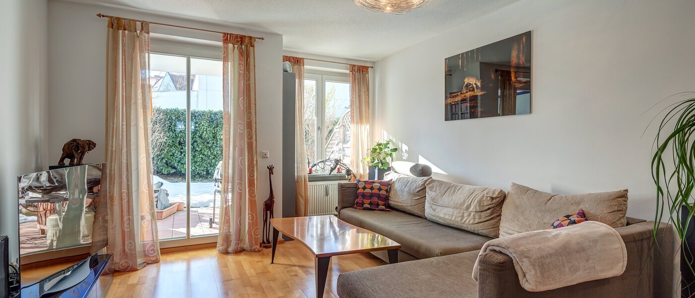 플랫 München Sendling-Westpark 01 거실 공간 9243