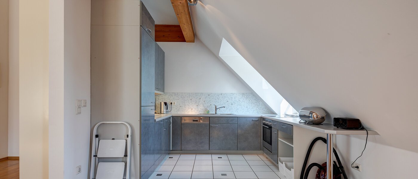 Stanovanje s strešno teraso München Bogenhausen 04 Kuhinja 9274