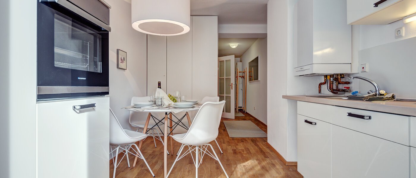 Ravna stran München Maxvorstadt - Universitätsviertel 02 Kuhinja 9459