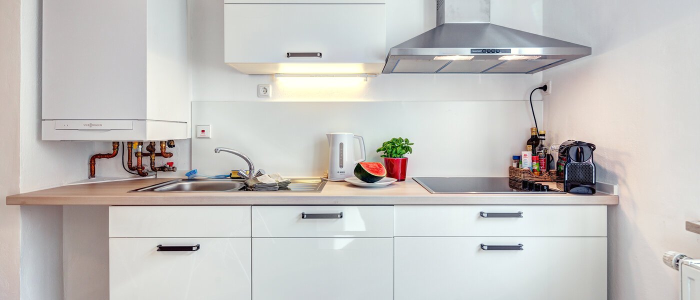 Ravna stran München Maxvorstadt - Universitätsviertel 03 Kuhinja 9459