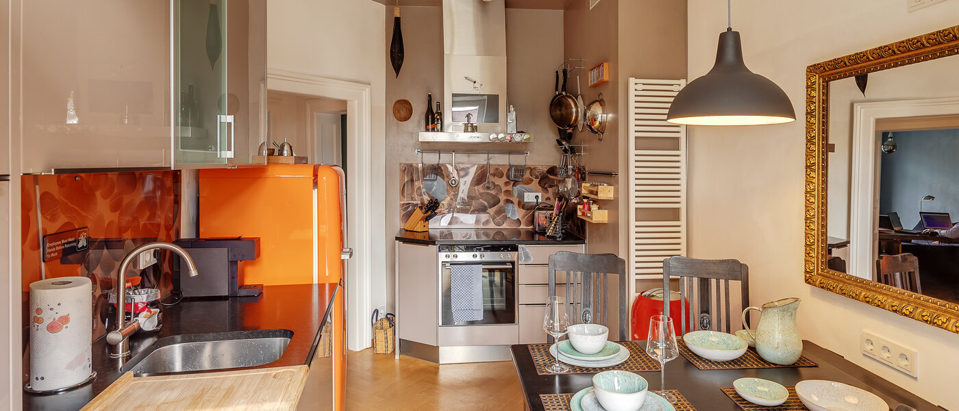 Düz München Maxvorstadt - Westen 03 Mutfak 9535