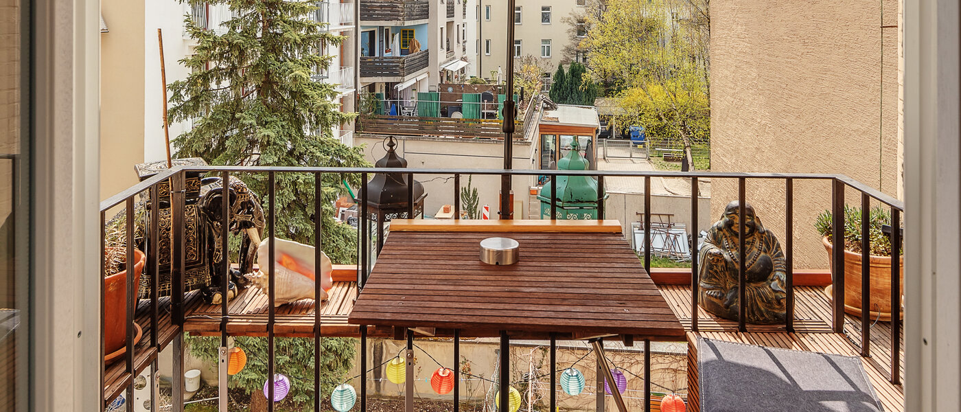 Düz München Maxvorstadt - Westen 01 Balkon 9535