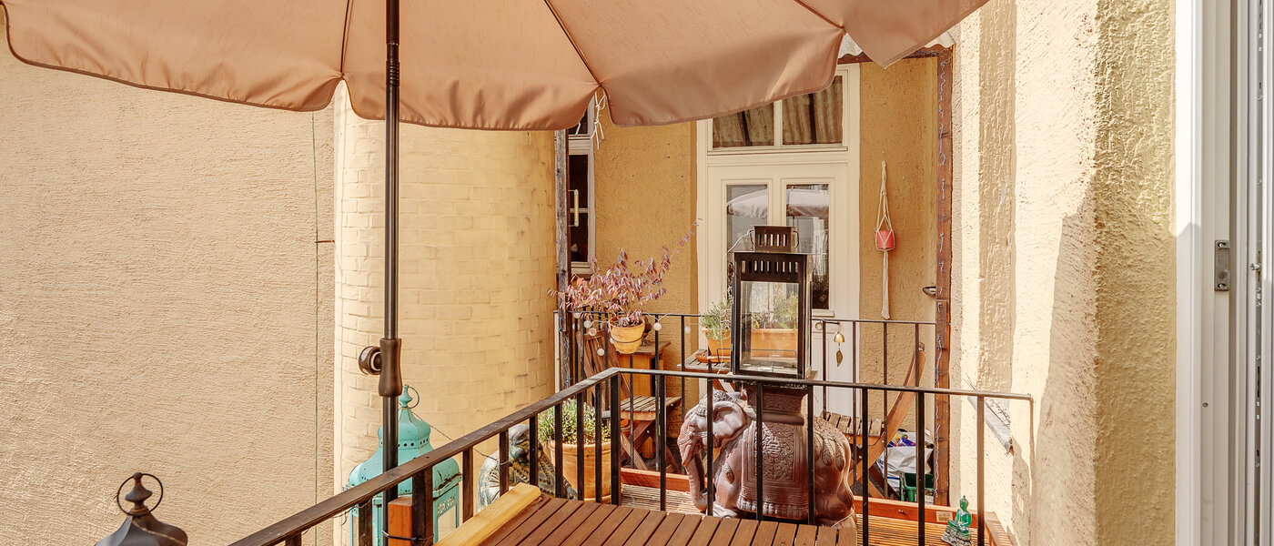 Düz München Maxvorstadt - Westen 02 Balkon 9535