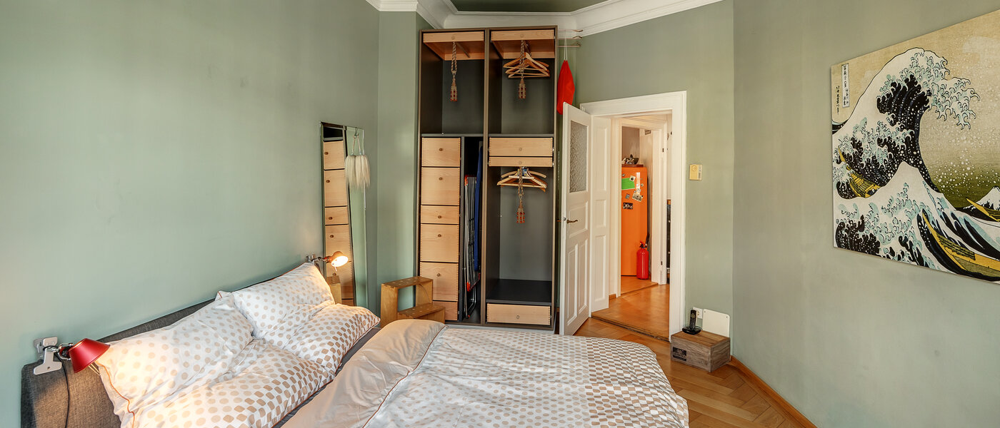 Düz München Maxvorstadt - Westen 02 Yatak Odası 9535