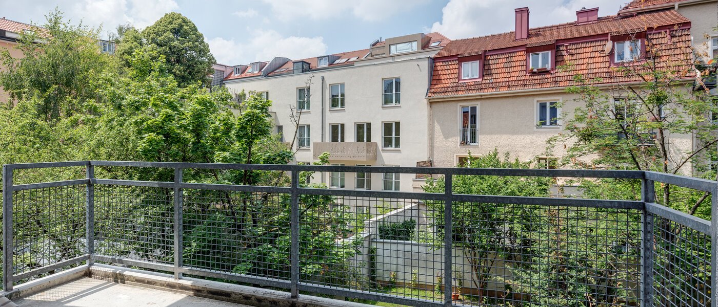 플랫 München Schwabing (links der Leopoldstraße) 01 발코니 9548