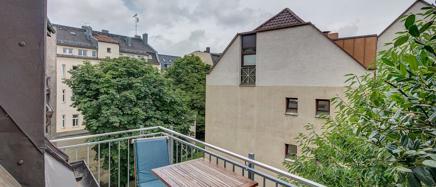 Апартамент тип мезонет München Lehel 01 Балкон 9580