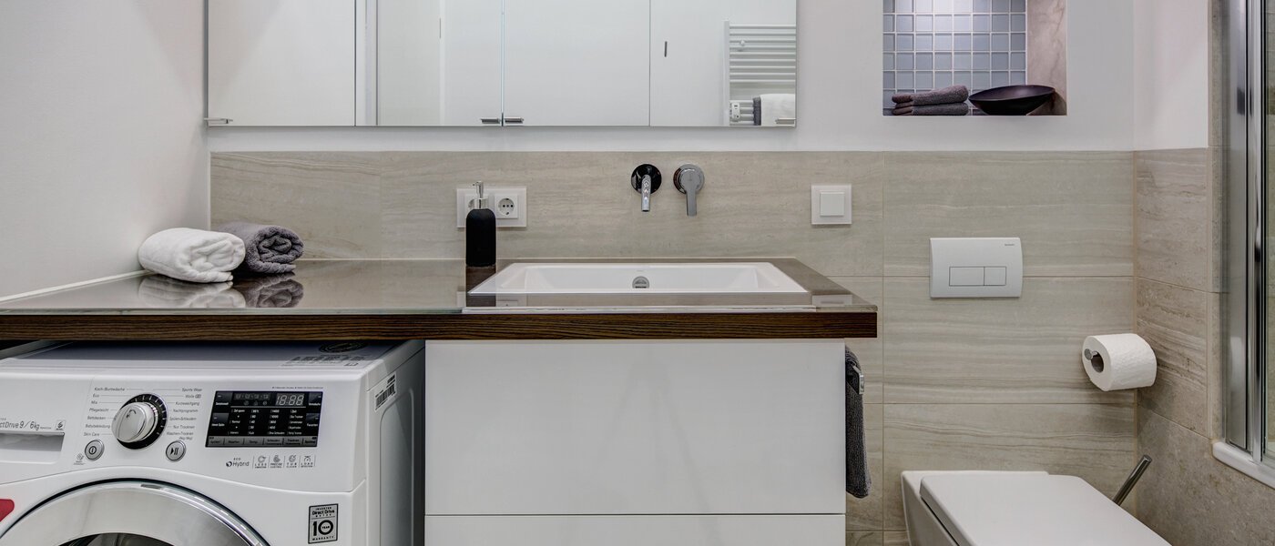 옥상 테라스 플랫 München Schwabing-Nord (zw. Belgrad- & Leopoldstraße) 03 욕실 9584