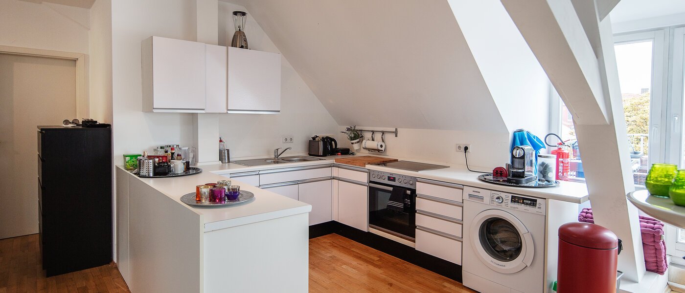 Byt so strešnou terasou München Maxvorstadt - Universitätsviertel 01 Kuchyňa 9606