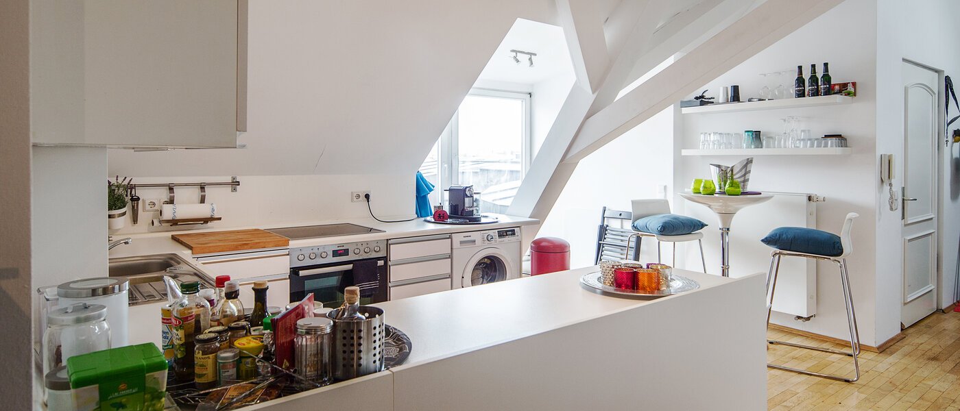 Byt so strešnou terasou München Maxvorstadt - Universitätsviertel 03 Kuchyňa 9606